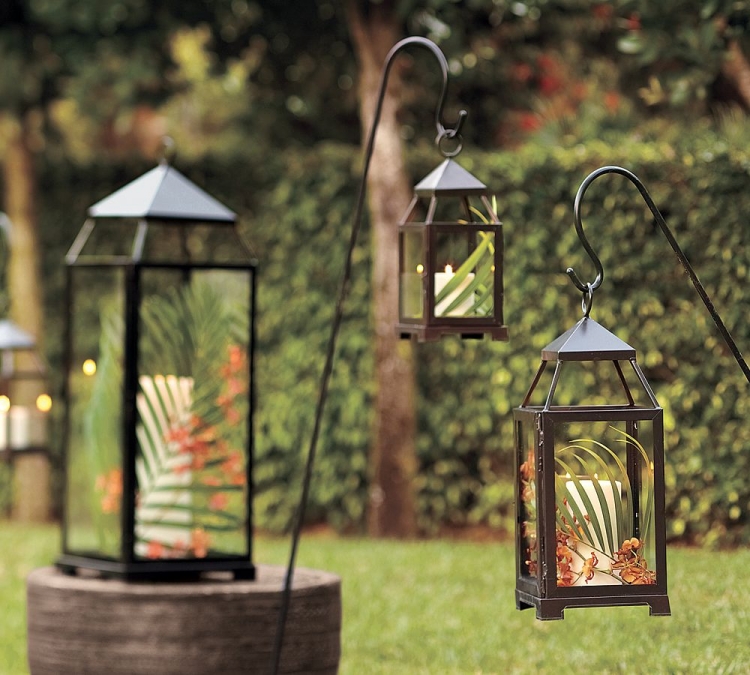 idées-lanterne-extérieure-accrocher-décorer-jardin