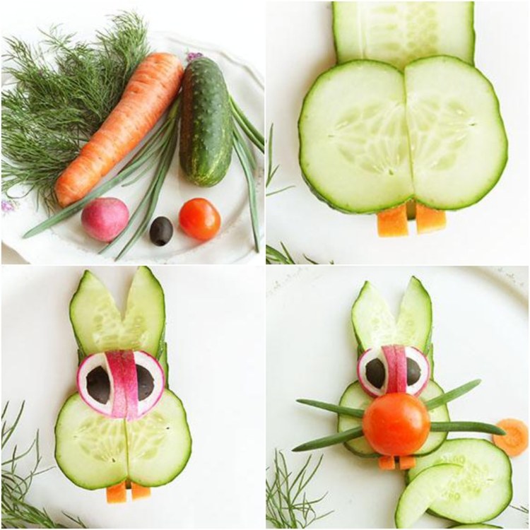 idées-repas-santé-amusant-enfant-lapin-légumes