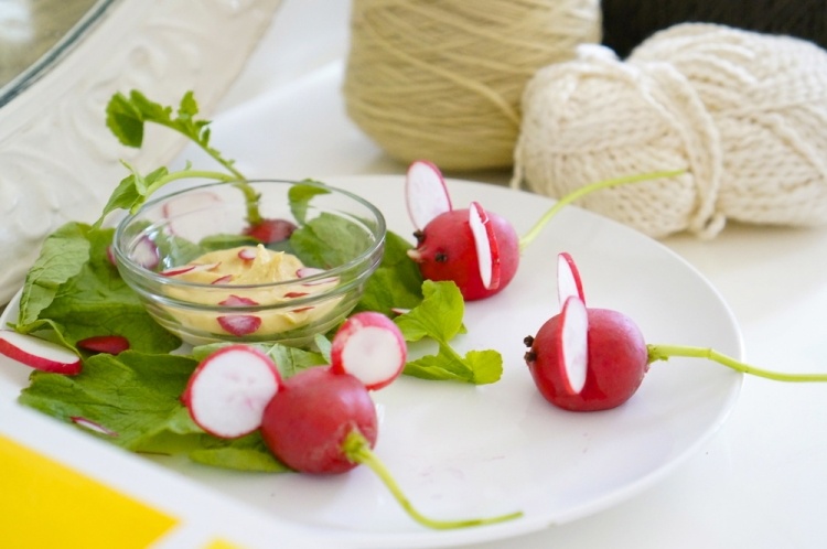 idées repas santé faire manger-légumes-enfants-souris-radis