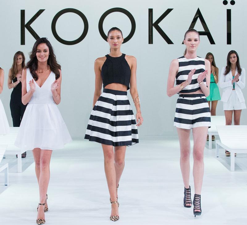 jupes-robes-rayées-noir-blanc-tendance-printemps-été-2015-Kookaï