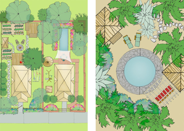 logiciel-gratuit-plan-jardin-3d-Home-Outside-jardin-piscine-végétation logiciel gratuit