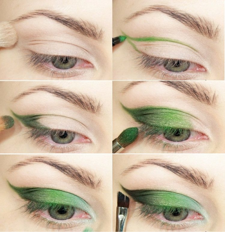 maquillage-yeux-été-fard-paupières-vert-party