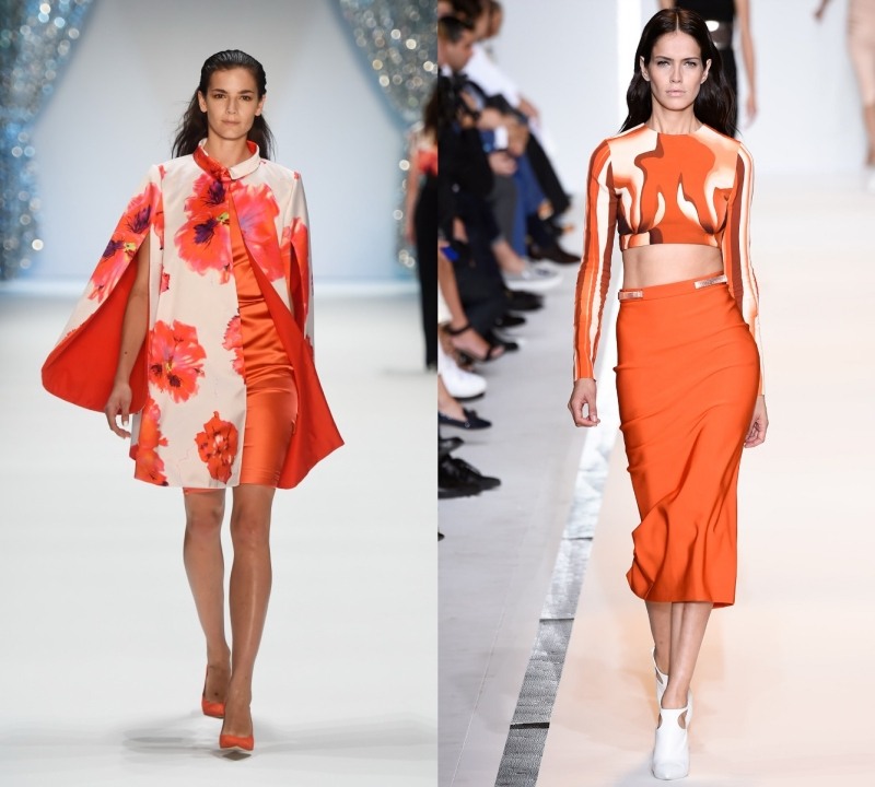 mode-2015-femme-robe-jupe-orange-motifs