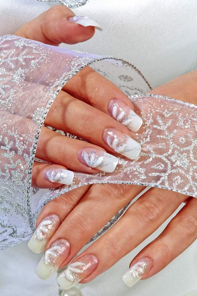 nail-art-mariage-French-manucure-ruban