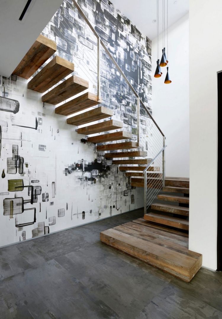 papier-peint-design-moderne-escalier-sans-contremarche