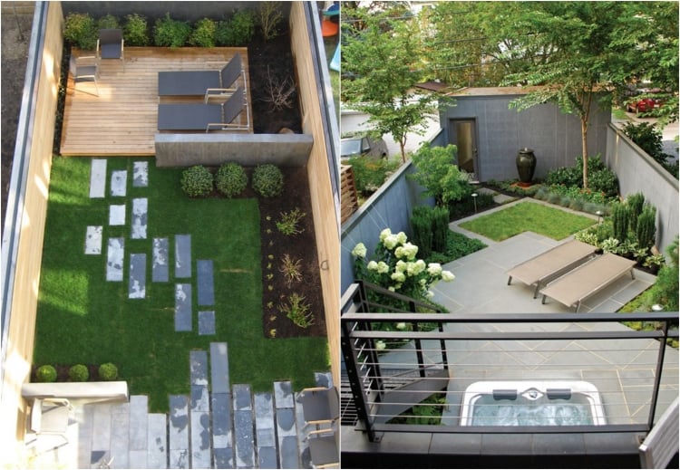 petit-jardin-pelouse-jacuzzi-exterieur-revetement-sol-terrasse-bois