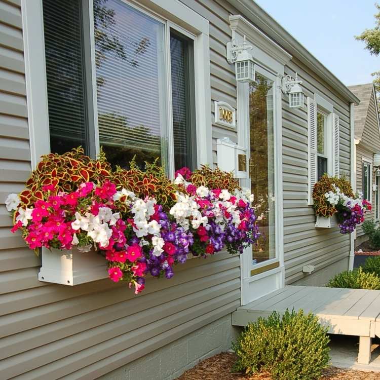 Bac à fleurs sur le rebord de la fenêtre: 50 idées fascinantes!