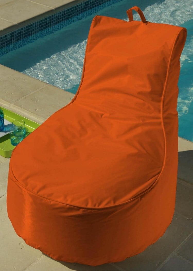 pouf-exterieur-couleur-orange-fauteuil-piscine