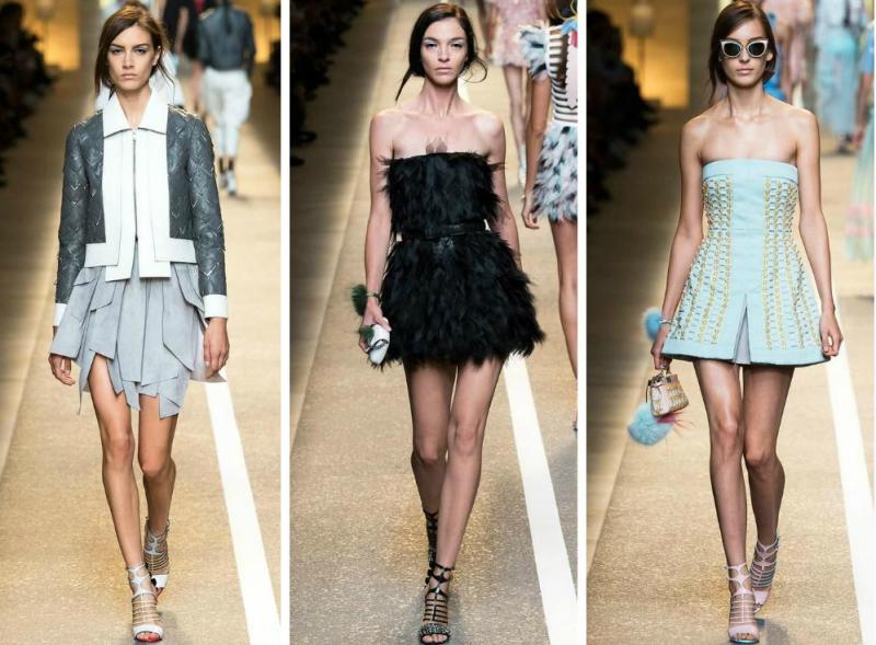 robes-courtes-chic-tendance-printemps-été-2015-Fendi
