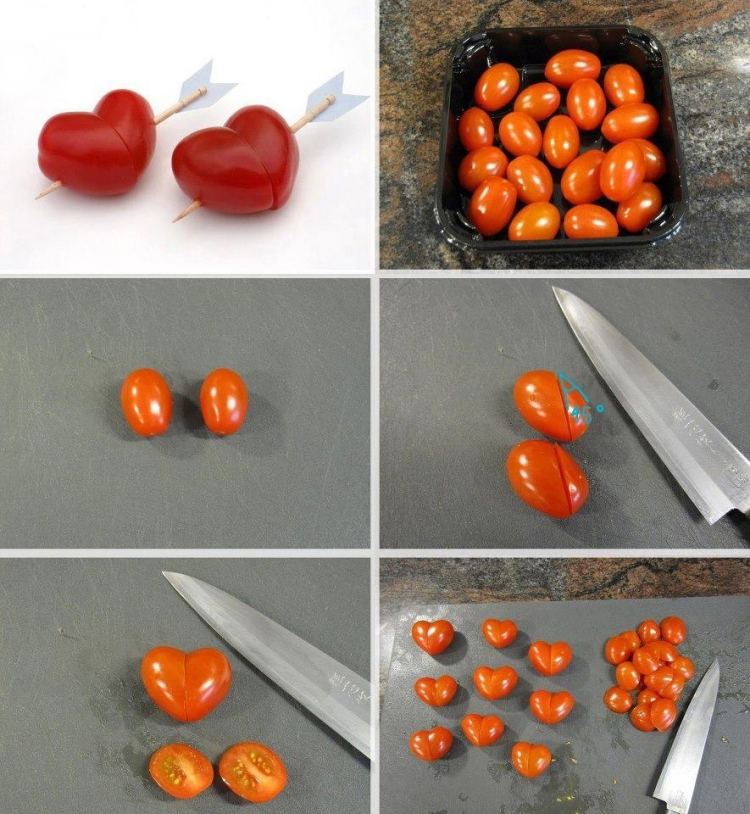 sculpture-fruit-legume-idée-coeurs-tomates-cerises