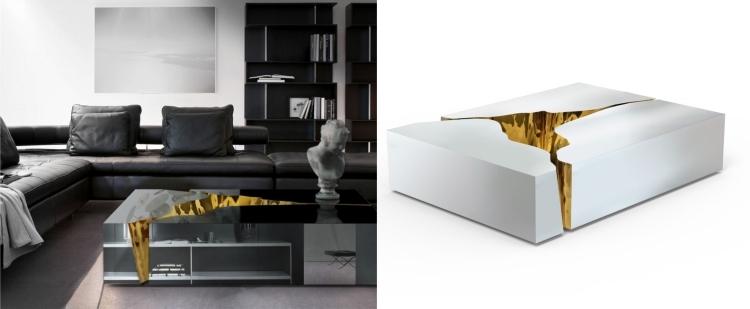 table basse design Lapiaz-blanc-noir-or-Boca-do-lobo