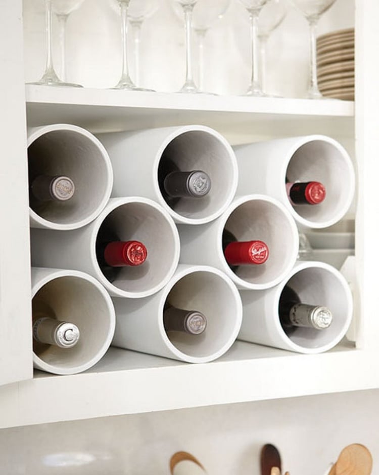 tube-PVC-idees-rangement-diy-bouteilles-vins