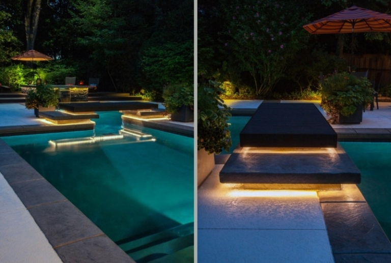éclairage-indirect-rubans-lumineux-LED-zone-piscine