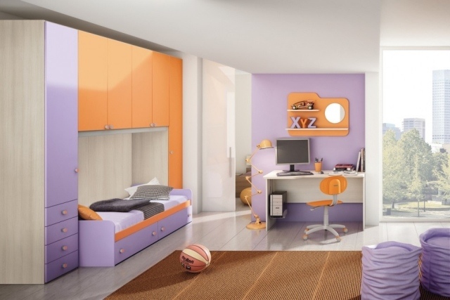 Ameublement chambre ado en 95 idées pour filles et garçons! Bureau ado avec rangement