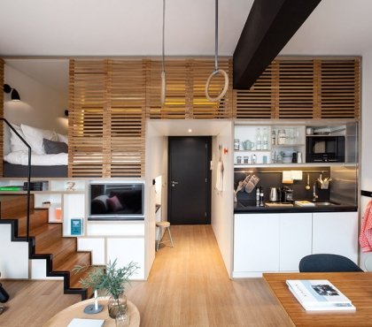 appartement studio Zoku design-fonctionnel-esthétique