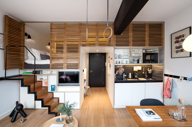 appartement studio Zoku design-fonctionnel-esthétique