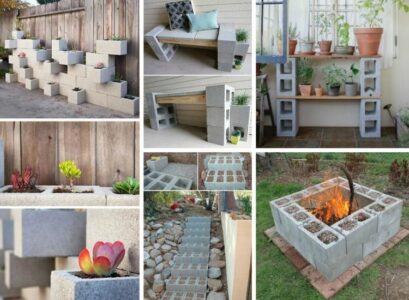 bloc-beton-foyer-exterieur-pierres-fleurs-deco-jardin