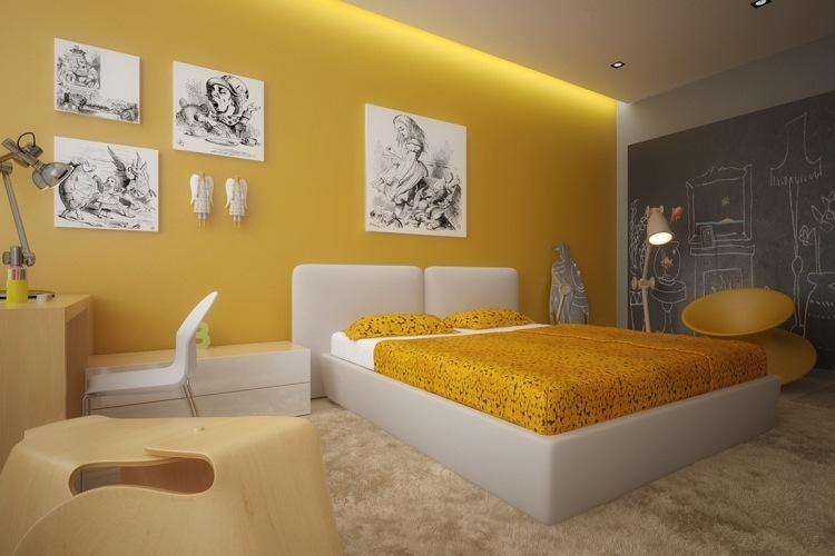 Chambre enfants dans le langage des couleurs 60 idées déco
