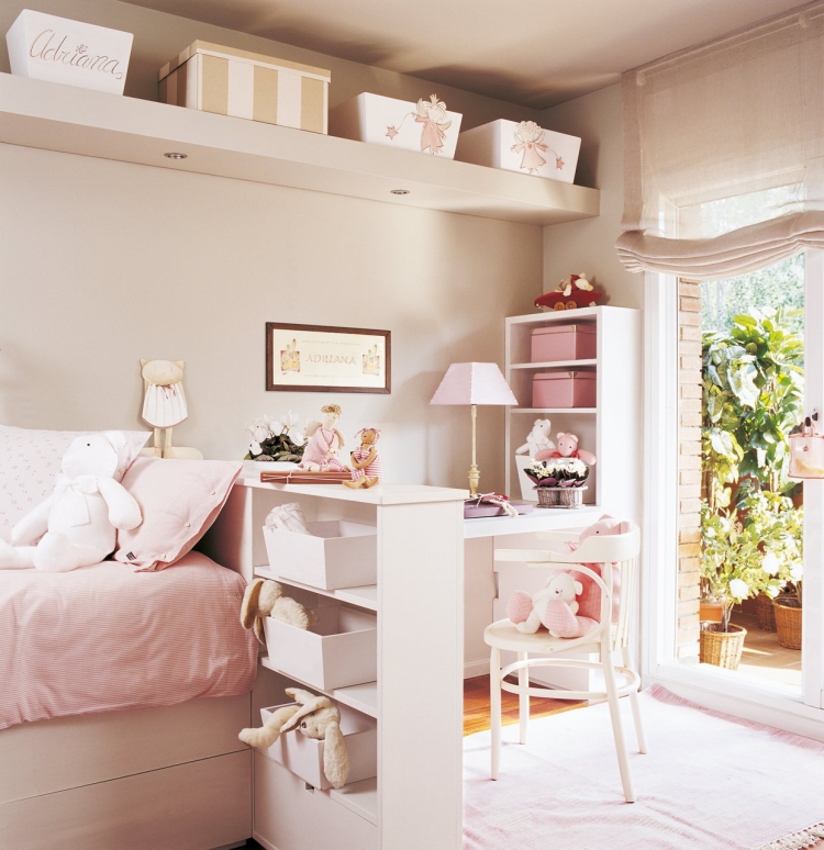 chambre-enfant-fille-couleurs-pastel-beige-rose-poudré