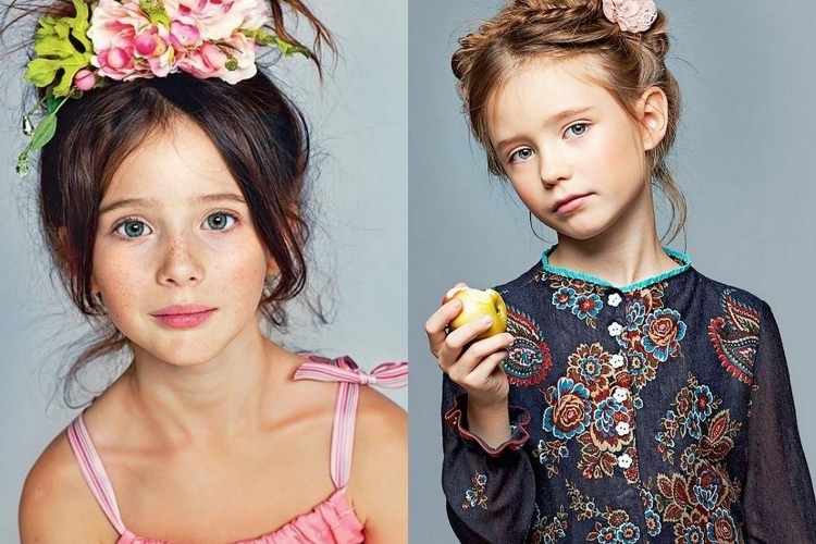 Coiffure fillette moderne – idées chic et impressionnantes