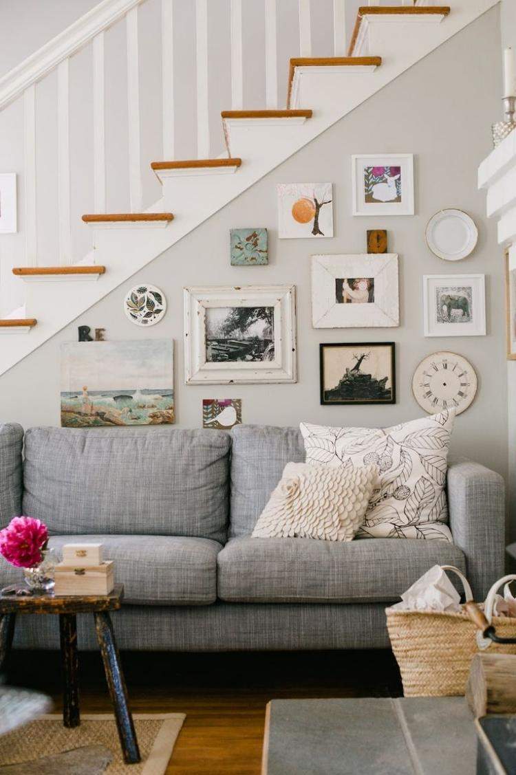 Cadres photos, dessins et tableaux en 30 idées de décoration murale réussie