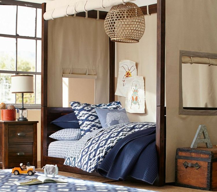 88 idées cool de déco chambre enfant au charme rétro Banquette idee Chambre