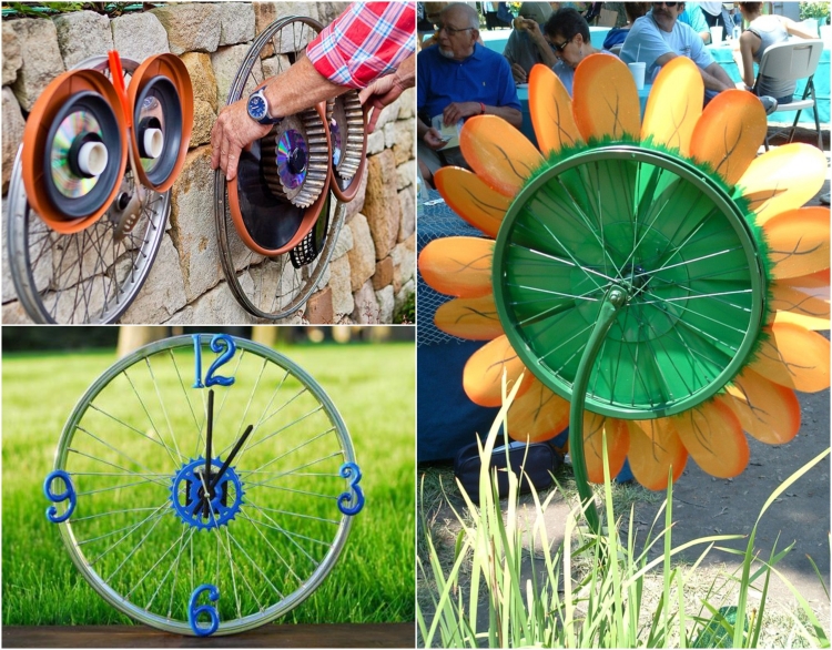 deco-jardin-idees-DIY-horloge-fleur-roue-velo