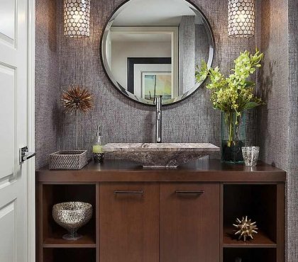 décoration-wc--sous-vasque-miroir-etagere-rangement-miroir-rond
