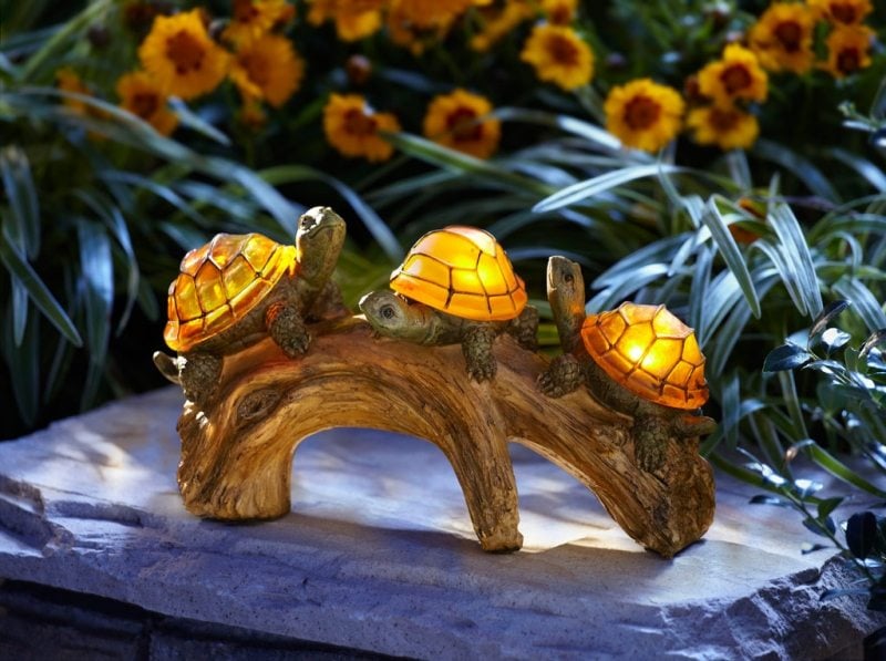 eclairage-exterieur-décoratif-tortues-lumineuses éclairage extérieur