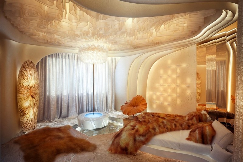 interieur-design-moderne-chambre-coucher-panneaux-muraux-lumineux-lit-flottant