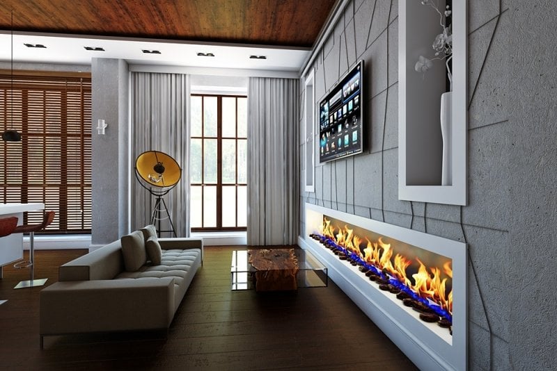interieur-design-moderne-cheminée-gaz-salon-canapé-table-basse
