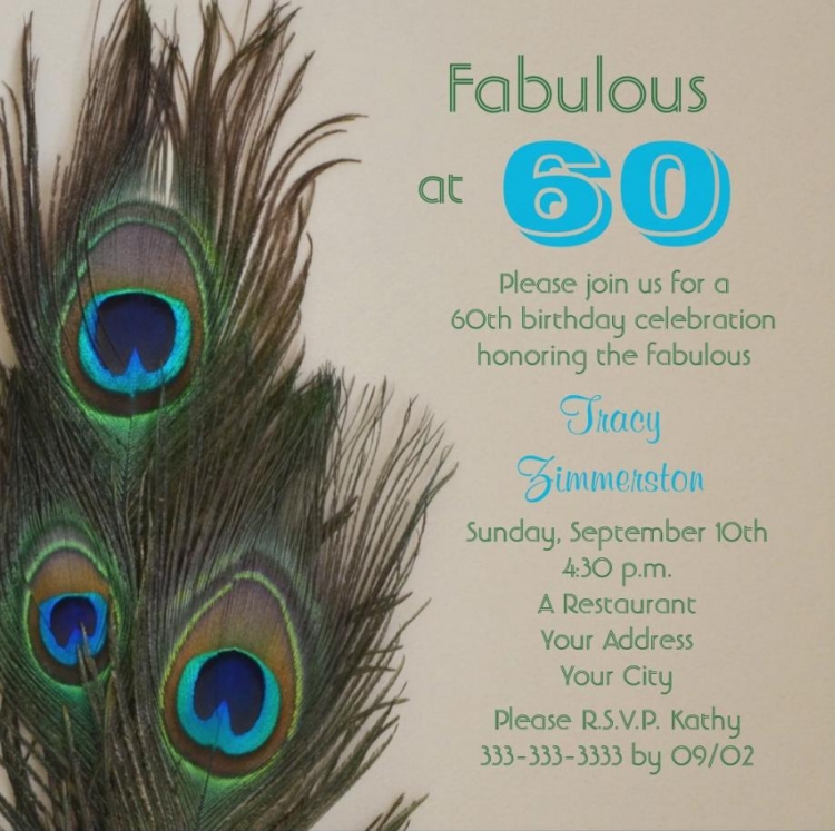 invitation-anniversaire-60-ans-décorée-plumes-paon