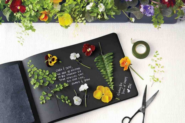 Livre d'or mariage original et artistique en 50 idées DIY supers