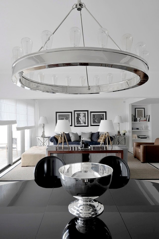 luminaire-moderne-grand-lustre-métal-verre-salon-moderne-lampes-table-blanches