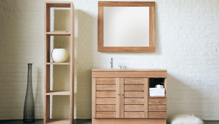 Meuble salle de bain bois en 55 idées fascinantes!
