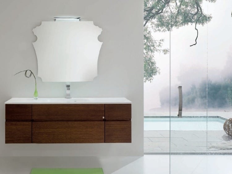 meuble-salle-de-bain-bois-RAB-Arredobagno-wave-collection-miroir-mural-sous-lavabo