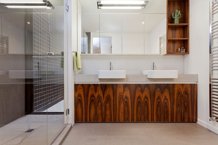 meuble salle de bain bois sous-lavabo-elairage-miroir