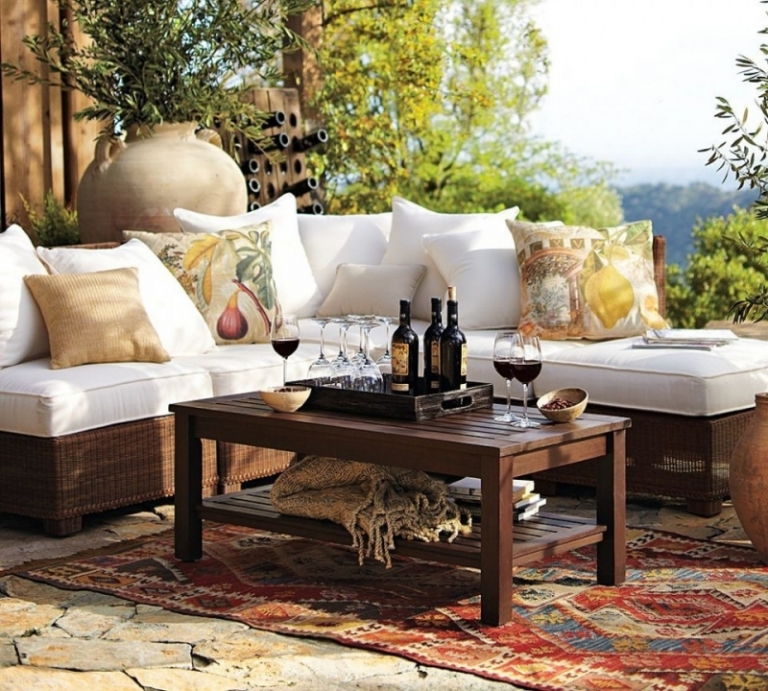 meubles et décoration terrasse jardin-exotique-dalles-pierre