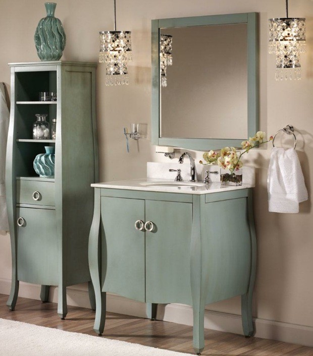 Décoration shabby meubles récup superbes sur fond blanc! Bains salle idées de Recup