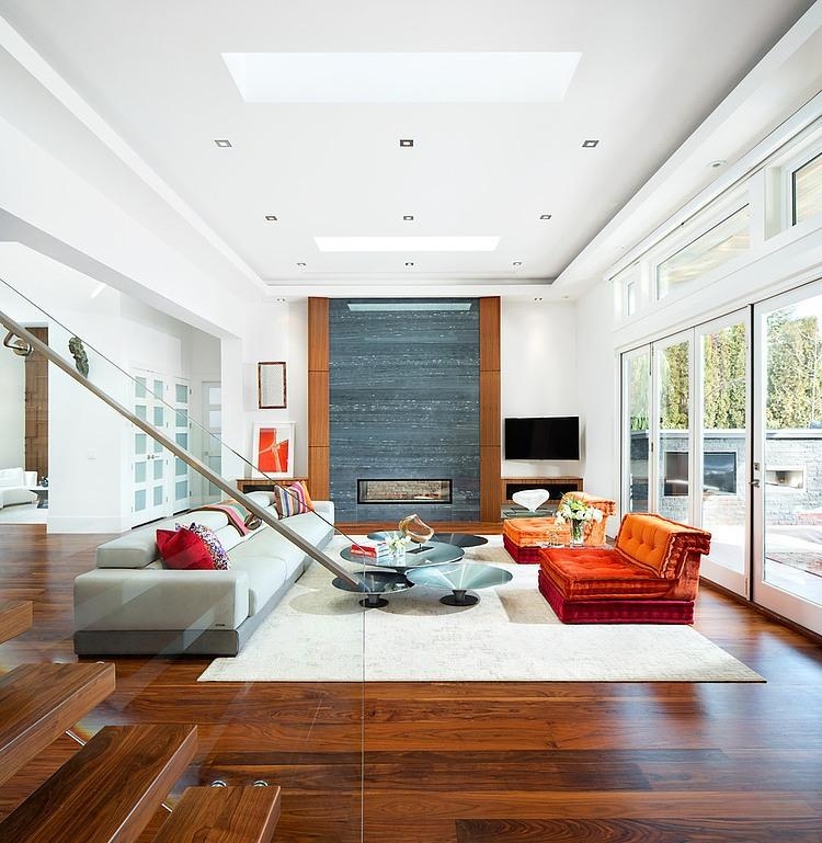 meubles-salon-design-cheminée-moderne-rampe-verre