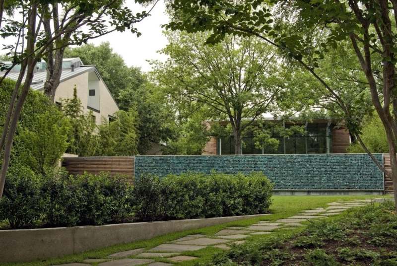 Mur et clôture gabion: idées pour le jardin en 31 photos! Clôture Lame idées