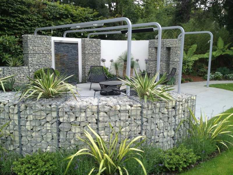 Mur et clôture gabion: idées pour le jardin en 31 photos! Clôture Lame idées