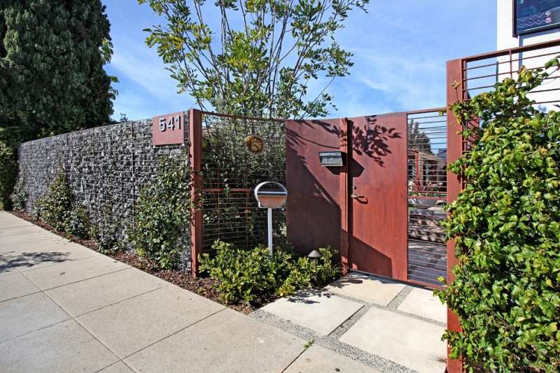 Mur et clôture gabion: idées pour le jardin en 31 photos! Clôture Lame idées