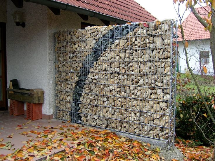 mur-gabion-terrasse-pierres-feuilles mur gabion