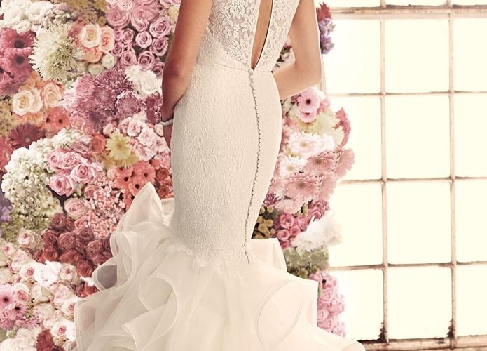 Robe de mariée haute couture par Mikaella – exceptionnelle