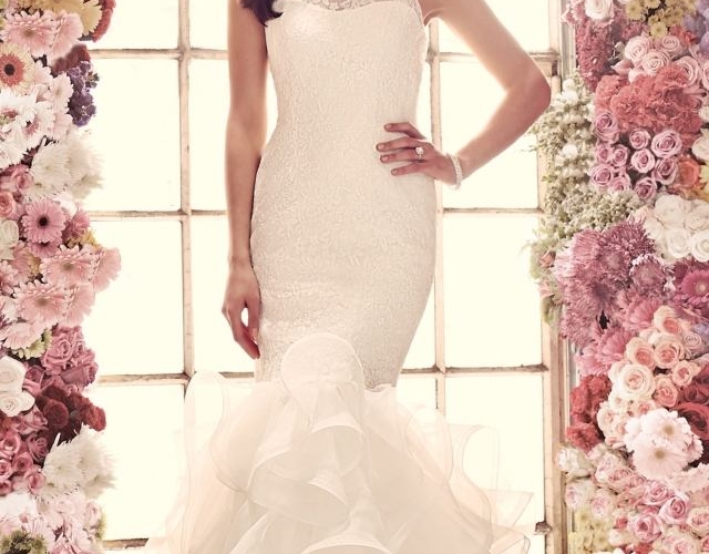 Robe de mariée haute couture par Mikaella – exceptionnelle