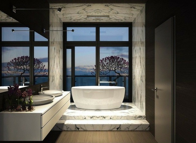 salle-bains-blanche-noire-moderne-marbre-blanc
