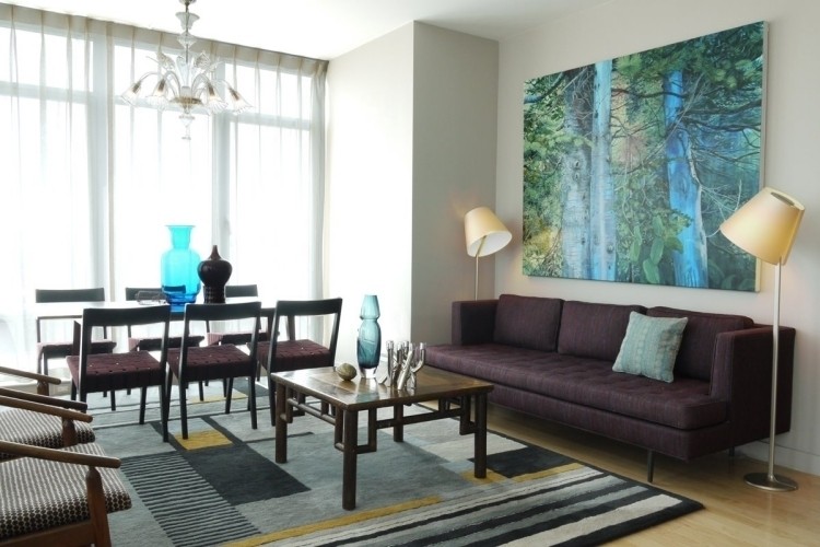 Feng shui facile en 55 bons exemples de salons harmonieux! Zen Créatif à salle manger