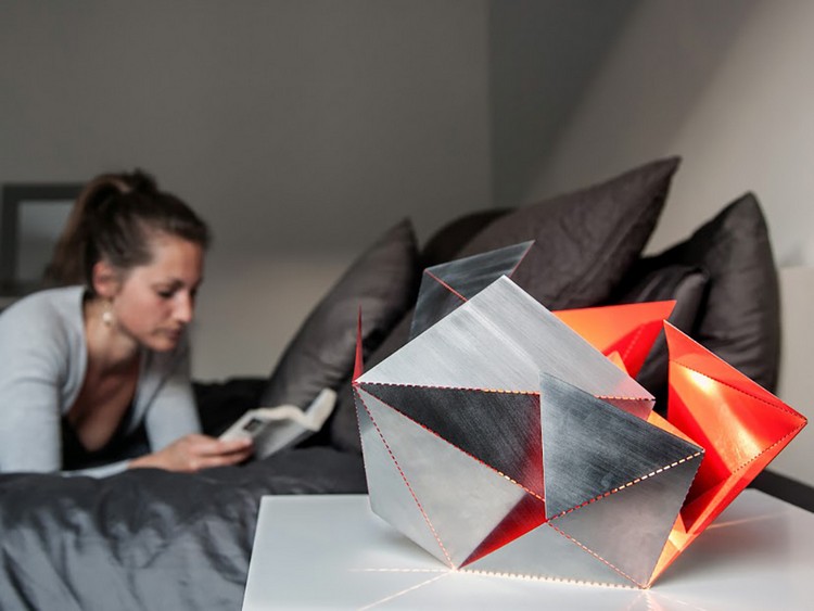 supension-design-lampe-origami-acier