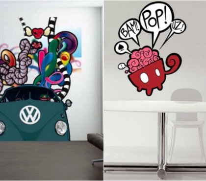 stickers-muraux-graffiti-pop-art-idées